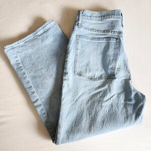 Madewell Wide Leg Cropped Jeans